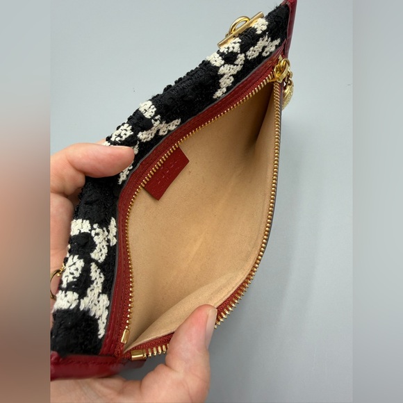 Gucci Raja Tweed Pochette with Gold Chain - Picture 12 of 12